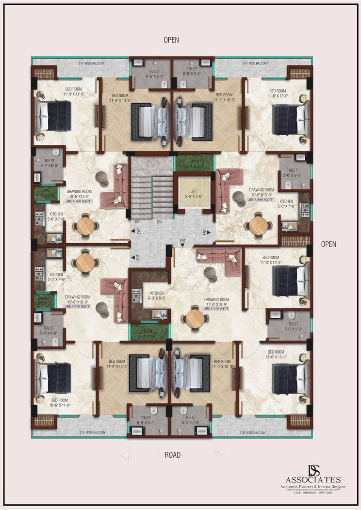 2BHK Builder Floor – TRT 103 Rajpur Extension (₹53L, Ready to Move)