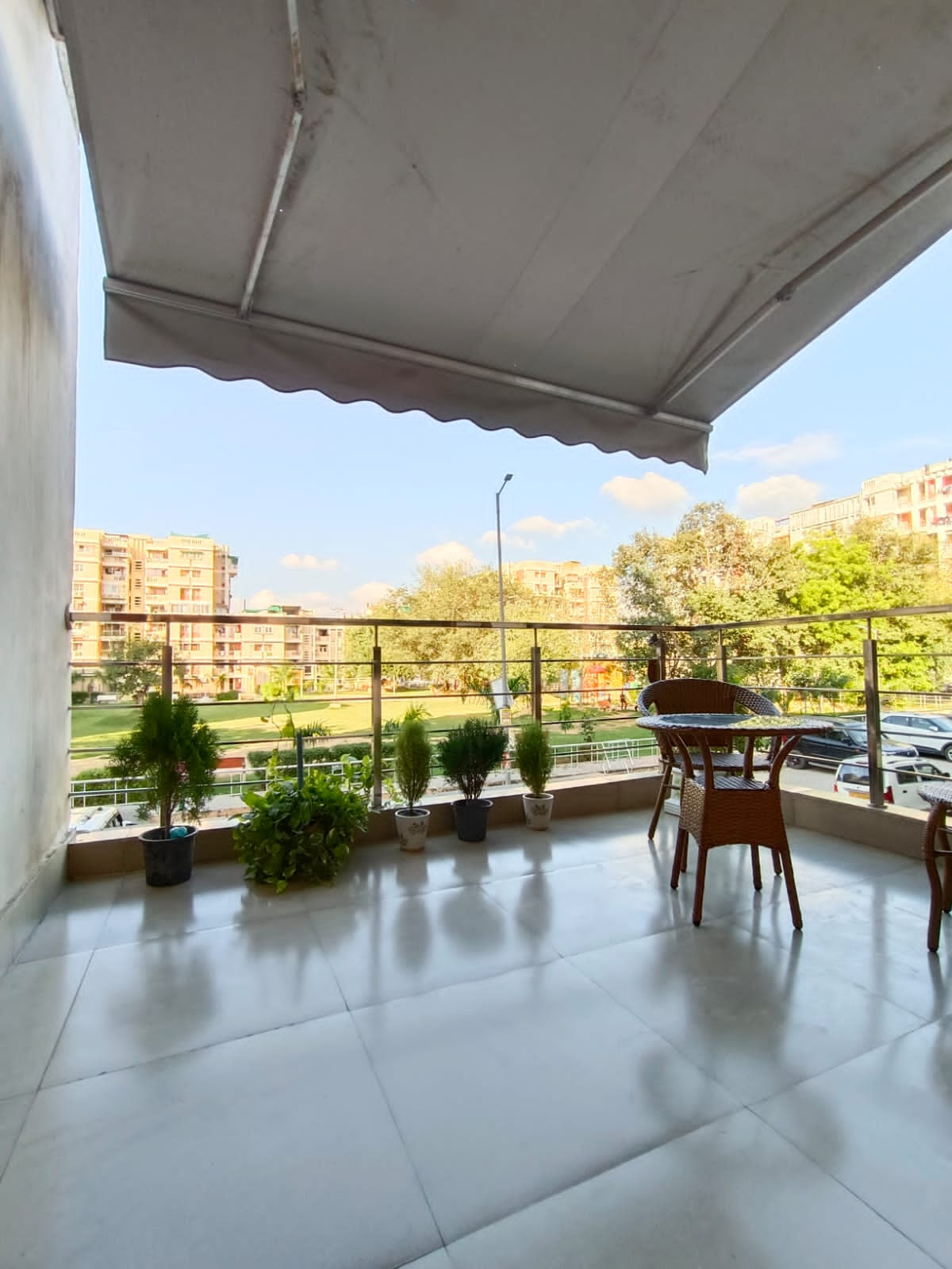 2bhk luxury flat balcony 2